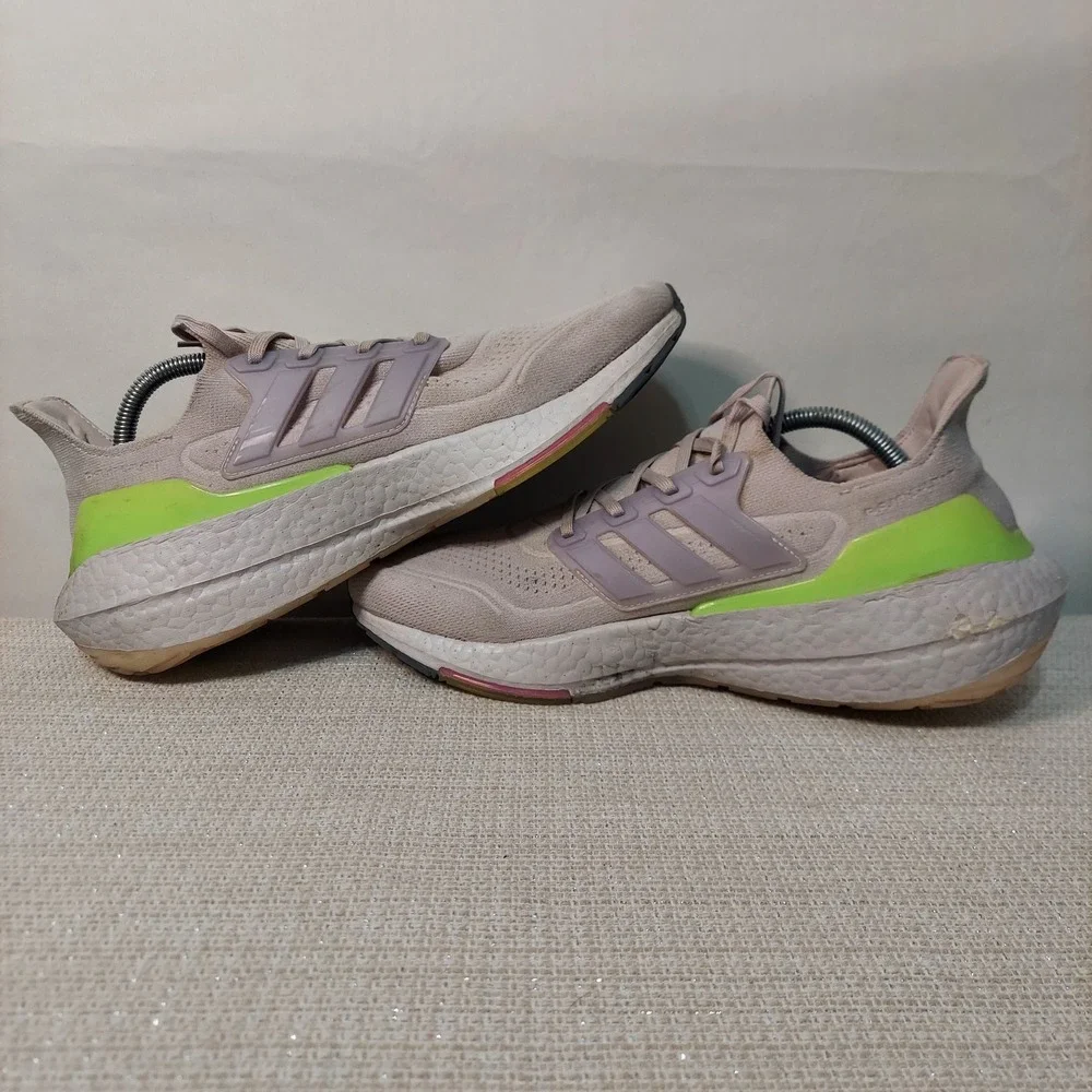 Adidas‎ Ultraboost 21 Ice Purple Lime Running Shoes S23843 Women 11/Men 10